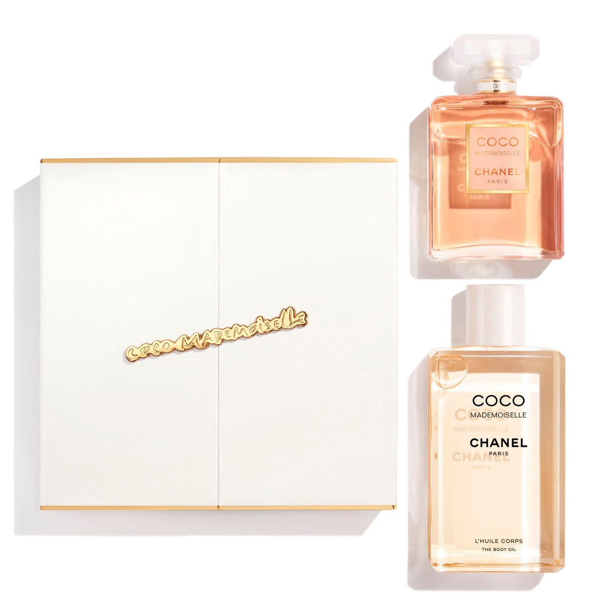 Chanel Coco Mademoiselle EDP 100ml + Body Oil 200ml 2PC Set GiftPack