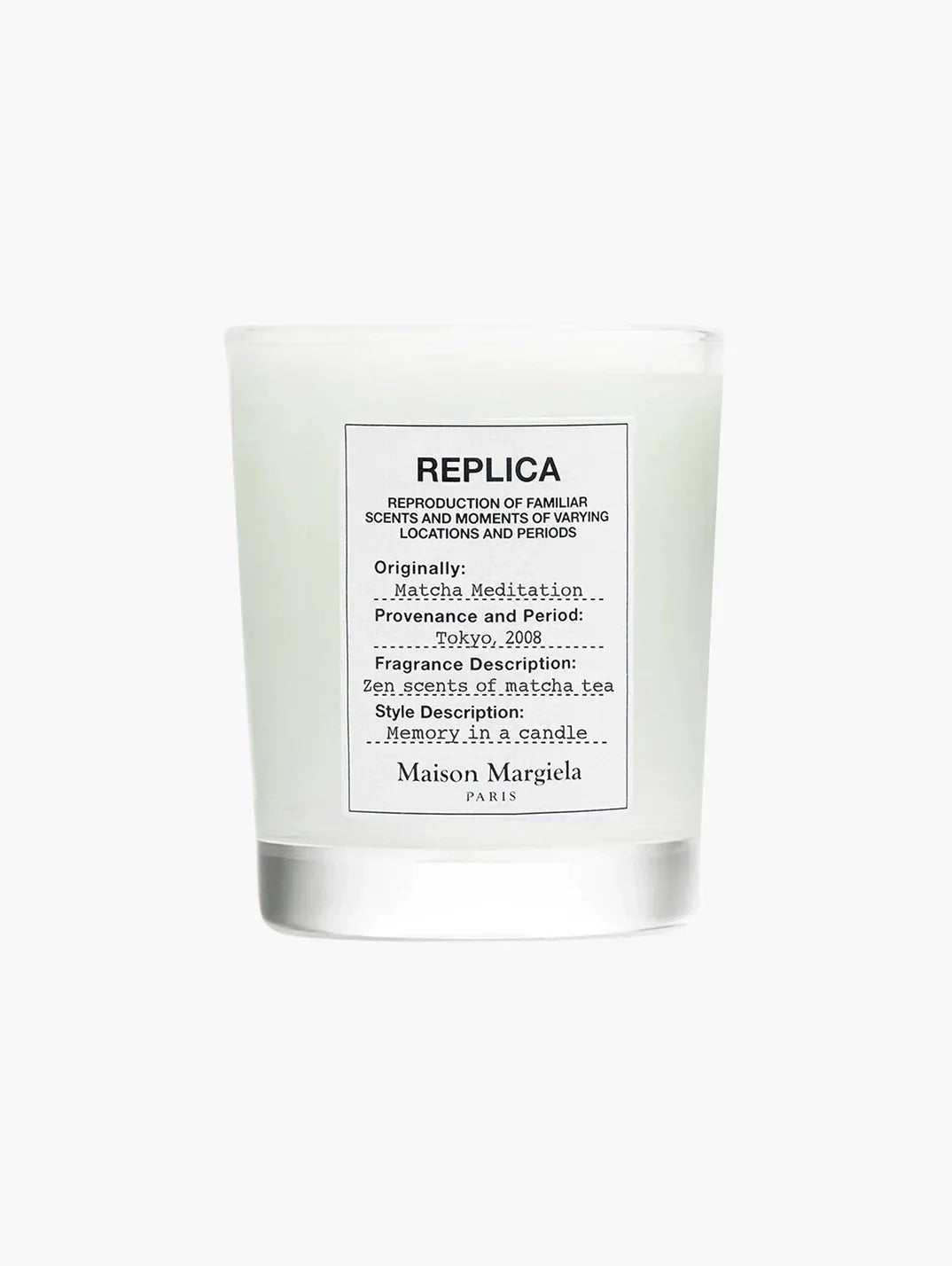 Shop now at Beauty Vendor Australia Online -Maison Margiela Replica Matcha Meditation Candle 165g - Premium Range from Maison Margiela - Just $99!