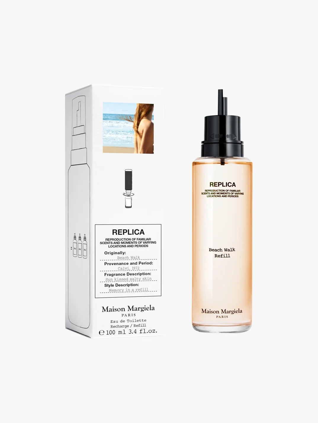 Shop now at Beauty Vendor Australia Online -Maison Margiela Replica Beach Walk Refill 100ml - Premium Range from Maison Margiela - Just $173!