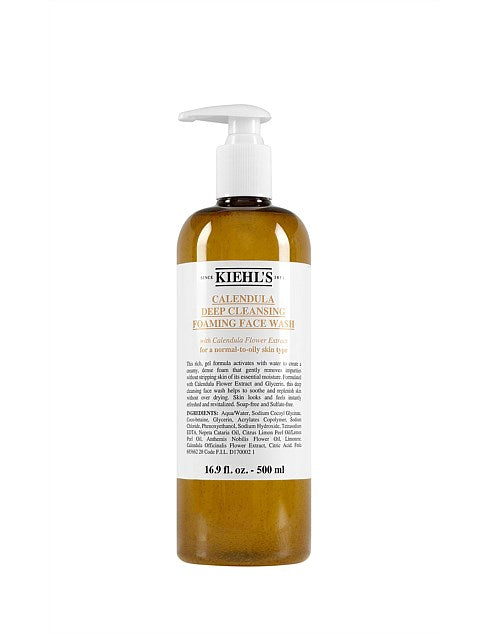 KIEHL'S CALENDULA FOAMING WASH 500ML
