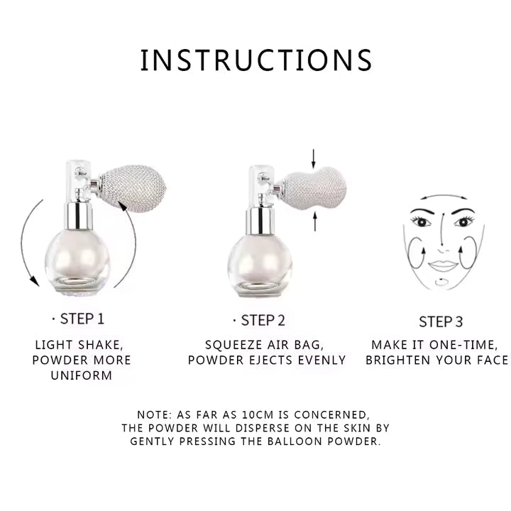 DIKALU Airbag Spray Shimmer Powder Brightening Highlighter 03 Purple Nebula